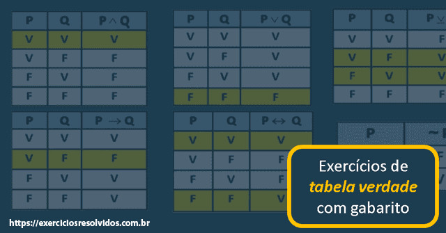 Exerc Cios Pr Ticos Da Tabela Verdade Resolu O Passo A Passo Body Sat