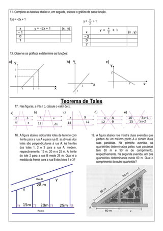 Exercícios De Função Afim Com Gráficos: Guia Completo Para Alunos Do 9º ...